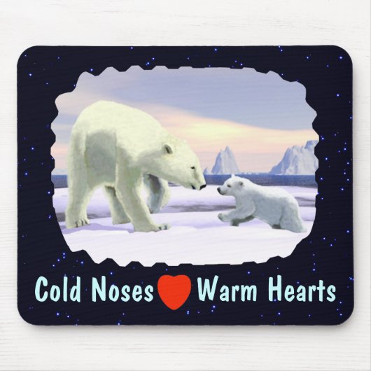 Polar Bear - Mama Nose Best Mousepad (Vorne)