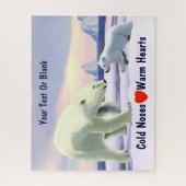 Polar Bear - Mama Nose Best Puzzle (Vertikal)