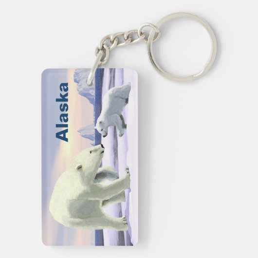 Polar Bear - Mama Nose Best Schlüsselanhänger (Rückseite)