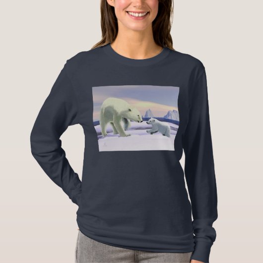 Polar Bear - Mama Nose Best T-Shirt (Vorderseite)