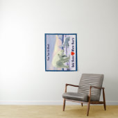 Polar Bear - Mama Nose Best Wandteppich (Beispiel)