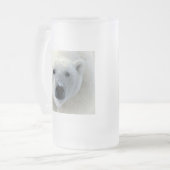 Polar Bear Mattglas Bierglas (Vorderseite Links)