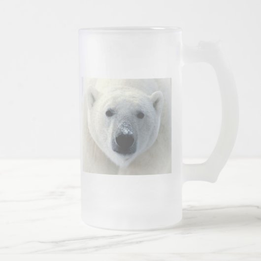 Polar Bear Mattglas Bierglas (Rechts)