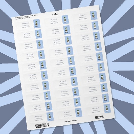 Polar Bear mit Geschenkgutschein Rücksendeadresse 