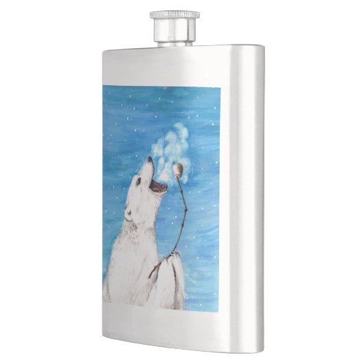 Polar Bear mit Toasta Marshmallow Flachmann (Links)