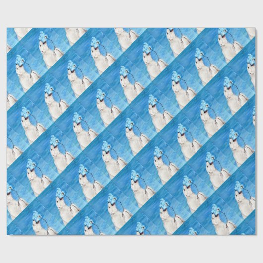 Polar Bear mit Toasta Marshmallow Geschenkpapier (Flach)