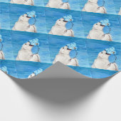 Polar Bear mit Toasta Marshmallow Geschenkpapier (Ecke)