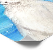 Polar Bear mit Toasta Marshmallow Poster (Ecke)