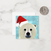 Polar Bear Mitteilungskarte (Vorderseite/Rückseite Beispiel)