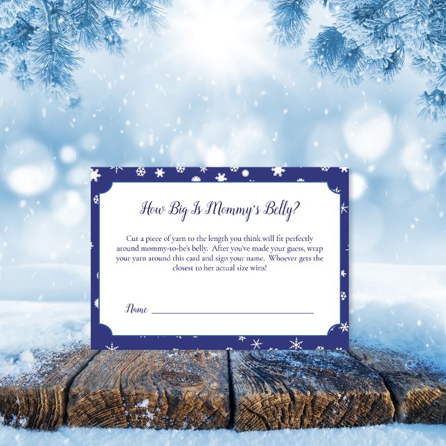 Polar Bear Mommy's Belly Size Baby Shower Game (Von Creator hochgeladen)