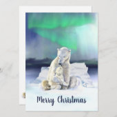 Polar Bear Mother & Baby (Vorne/Hinten)