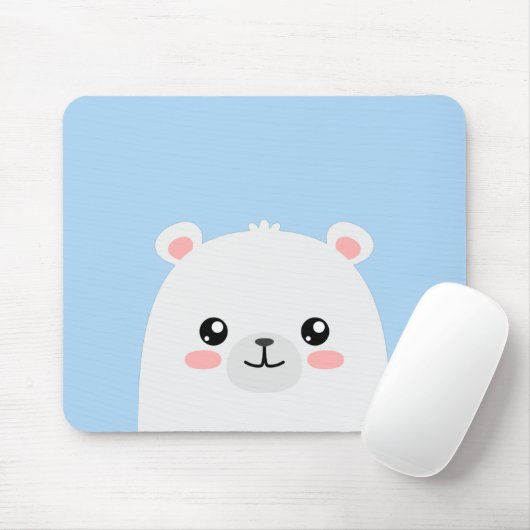 Polar Bear Mousepad (Mit Mouse)