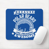 Polar Bear Mousepad (Mit Mouse)