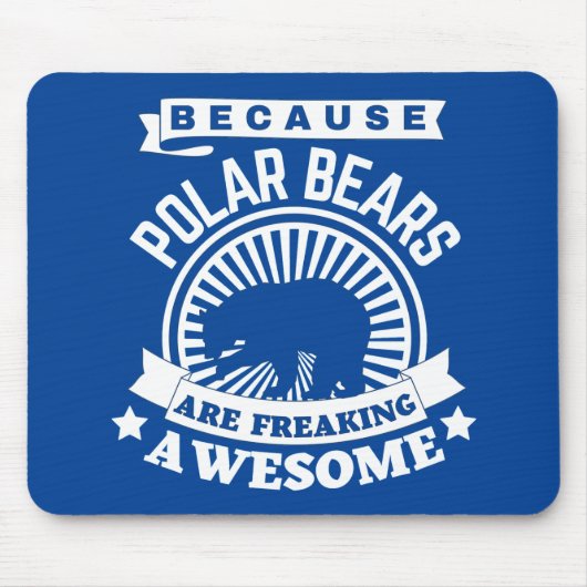Polar Bear Mousepad (Vorne)
