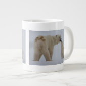 Polar Bear Mutter mit Cube Jumbo-Tasse (Vorderseite Rechts)
