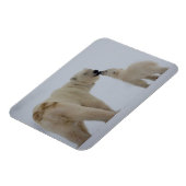 Polar Bear Mutter mit Cube Magnet (Linke Seite)