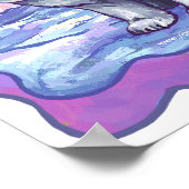 Polar Bear My Room Poster (Ecke)