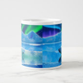 Polar Bear & Northern Lights Jumbo Soup Mug Jumbo-Tasse (Vorderseite)