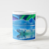 Polar Bear & Northern Lights Jumbo Soup Mug Jumbo-Tasse (Rechts)