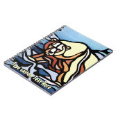 Polar Bear Notebook Native Art Bear Art Notebook Notizblock (Linke Seite)