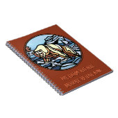 Polar Bear Notebook Native Art Bear Art Notebook Notizblock (Rechte Seite)