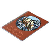 Polar Bear Notebook Native Art Bear Art Notebook Notizblock (Linke Seite)