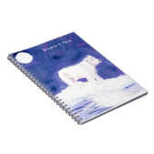 Polar Bear Notebook Notizblock (Rechte Seite)