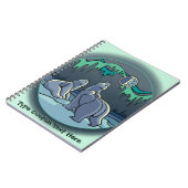 Polar Bear Notebook Personalisiert Bear Art Notebo Notizblock (Linke Seite)