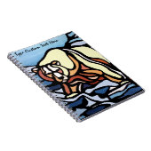 Polar Bear Notebook Personalisiert Bear Art Notebo Notizblock (Rechte Seite)