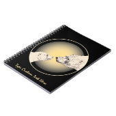 Polar Bear Notebook Personalisiert Bear Art Notebo Notizblock (Linke Seite)