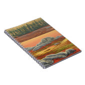 Polar Bear Notebook Personalisiert Bear Art Notebo Notizblock (Rechte Seite)