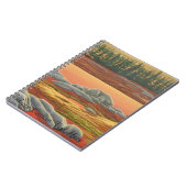 Polar Bear Notebook Personalisiert Bear Art Notebo Notizblock (Linke Seite)