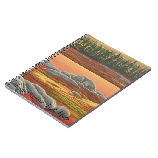 Polar Bear Notebook Personalisiert Bear Art Notebo Notizblock (Linke Seite)