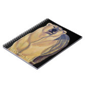 Polar Bear Notebook Personalisiert Bear Art Notebo Notizblock (Linke Seite)