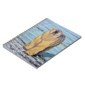 Polar Bear Notebook Personalisiert Bear Art Notebo Notizblock (Linke Seite)