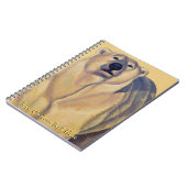 Polar Bear Notebook Personalisiert Bear Art Notebo Notizblock (Linke Seite)
