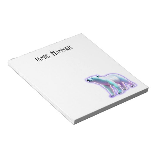 Polar Bear Notizblock (angewinkelt)