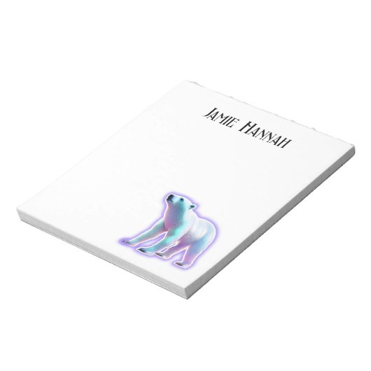 Polar Bear Notizblock (Rotiert)
