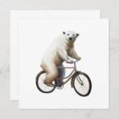 Polar Bear on Bicycle (Vorne/Hinten)