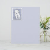 Polar Bear on Ice Painting - Original Wildlife Art (Stehend Vorderseite)