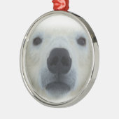 Polar Bear Ornament Aus Metall (Links)
