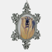 Polar Bear Ornament Holiday Bear Art Deco (Links)
