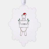 Polar Bear Ornament Karte (Linke Ecke)