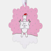 Polar Bear Ornament Karte (Linke Ecke)