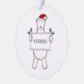 Polar Bear Ornament Karte (Links)