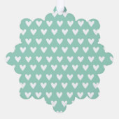 Polar Bear Ornament Karte (Rückseite)