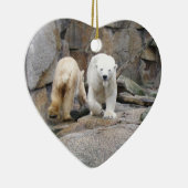 POLAR BEAR-Ornament Keramik Ornament (Rechts)