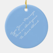 Polar Bear Ornament Mother Baby Personalisiert Gif (Hinten)