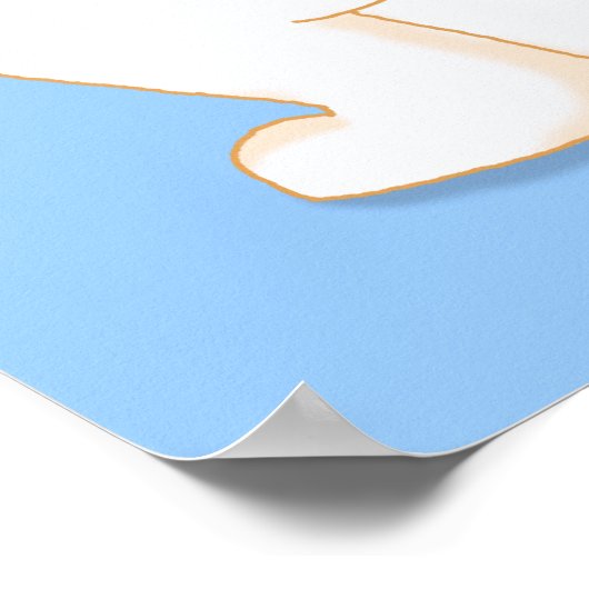 Polar Bear Pals Poster Print (Ecke)