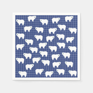 Polar Bear Paper Napkins Serviette